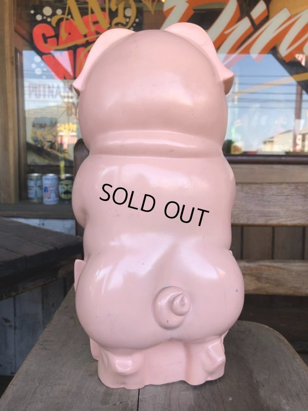 画像3: Vintage My toy Inc Plastic Coin Bank Lady Piggy (T337)