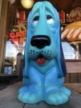 画像6: 70s Vintage NY Vinyl Plastic Dog Bank Basset hound Blue (T320) 