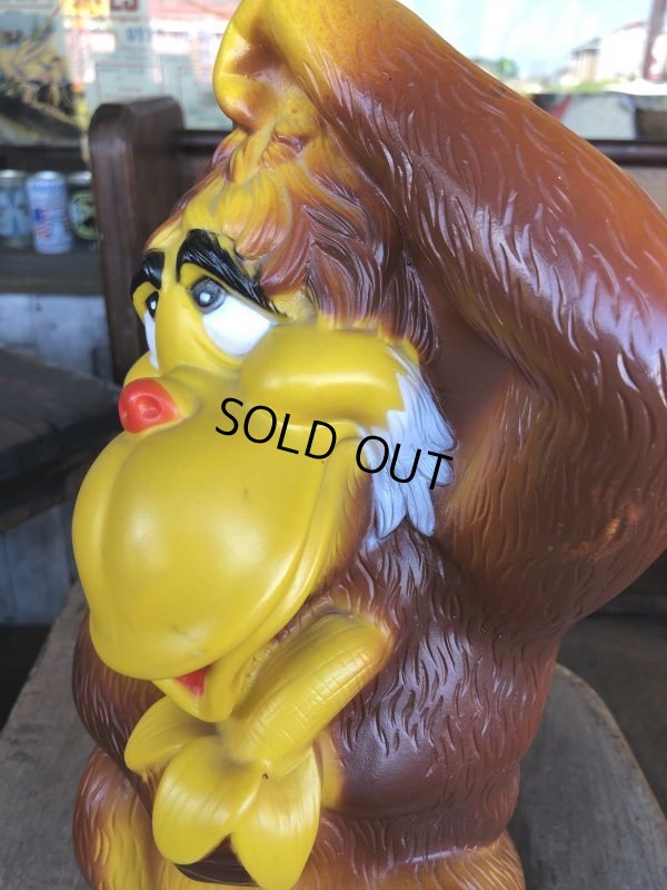 画像8: Vintage Banker systems Plastic Coin Bank Happy Monkey (T325) 