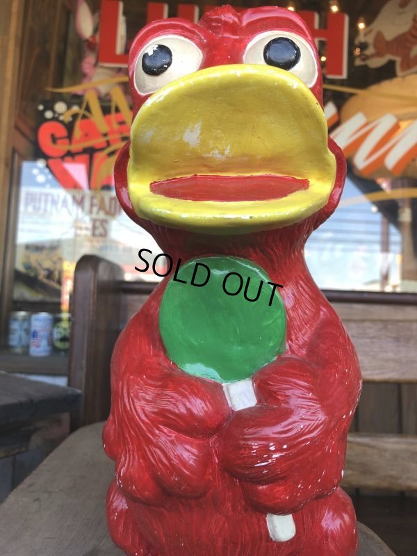 画像8: Vintage Psychedelic Hippie Frog Piggy Bank Red (T324) 