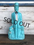70s Vintage Doctor Dolittle Plastic Mold Bank BIG SIZE! (T341) 　