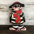 画像1: 80s Vintage McDonald's Pillow Doll Hamburglar (T346)  (1)