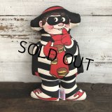 80s Vintage McDonald's Pillow Doll Hamburglar (T346) 