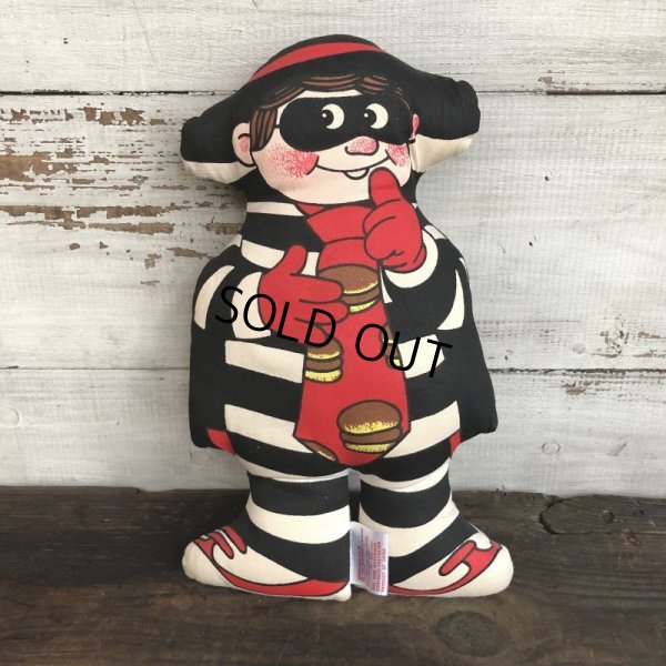 画像1: 80s Vintage McDonald's Pillow Doll Hamburglar (T346) 