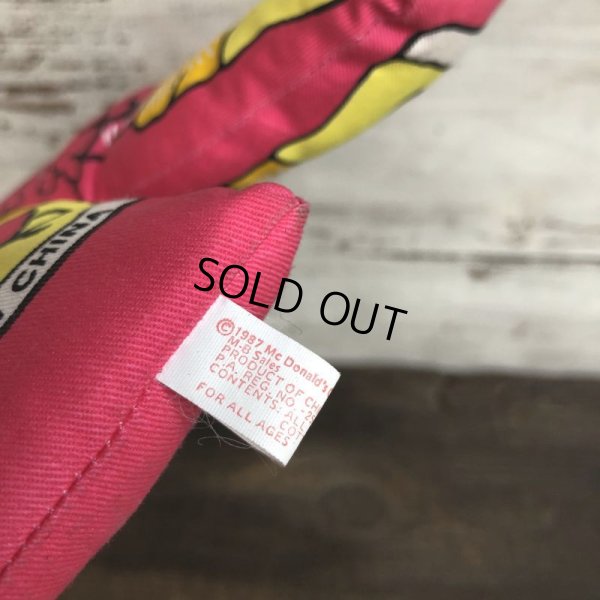 画像3: 80s Vintage McDonald's Pillow Doll Fry Girl (T343) 