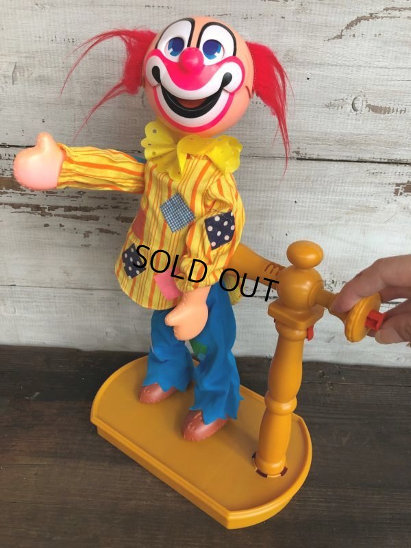 画像1: 70s Vintage MATTEL Dancing Clown Figure (T361) 　