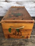 画像5: Vintage U.S.A Cowboy Wooden Chet Box (T369) 　