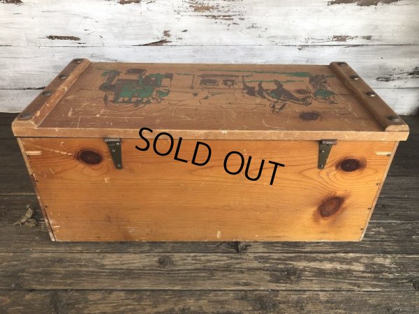画像3: Vintage U.S.A Cowboy Wooden Chet Box (T369) 　