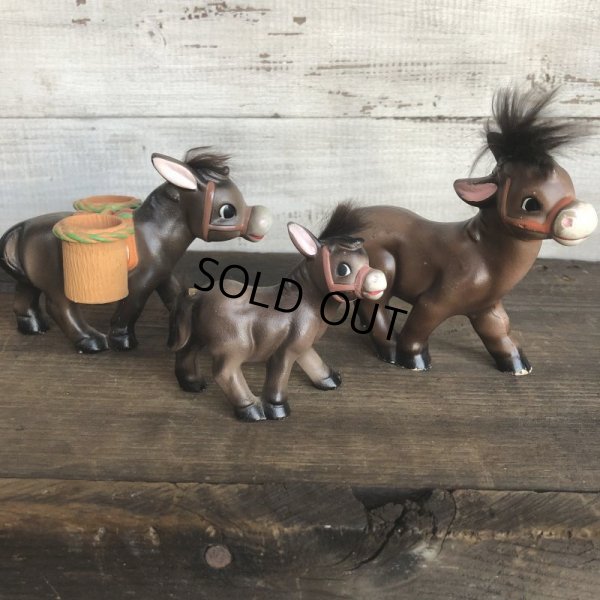 画像1: Vintage Enesco Donkey Set (T365)