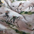 画像9: Vintage Fabric Western Queen Size (T368) 　