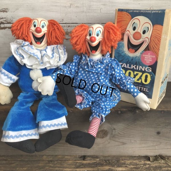 画像9: 60s Vintage Mattel BOZO the Clown Doll W/BOX (T377)