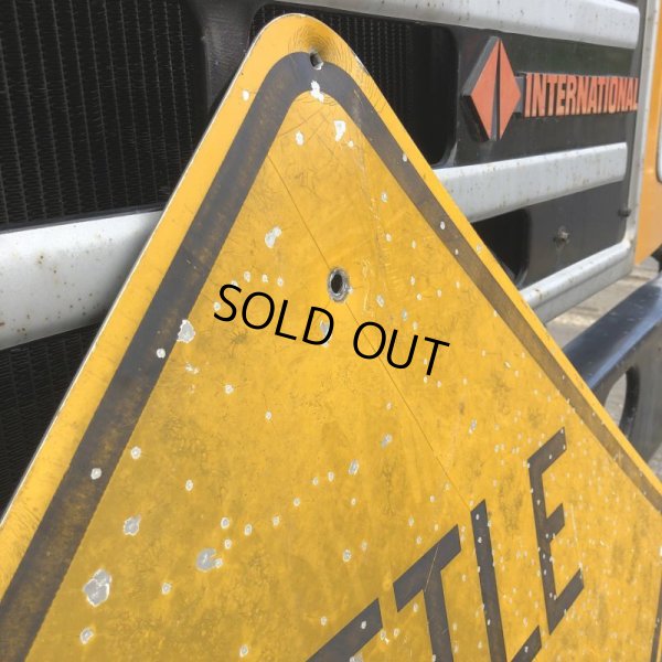 画像5: Vintage Road Sign CATTLE GUARD (T370)