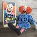 60s Vintage Mattel BOZO the Clown Doll W/BOX (T377)