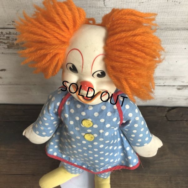 画像3: 60s Vintage Knickerbocker BOZO the Clown Doll (T375)