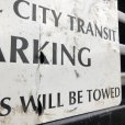 画像2: Vintage Road Sign NO PARKING (T372) (2)