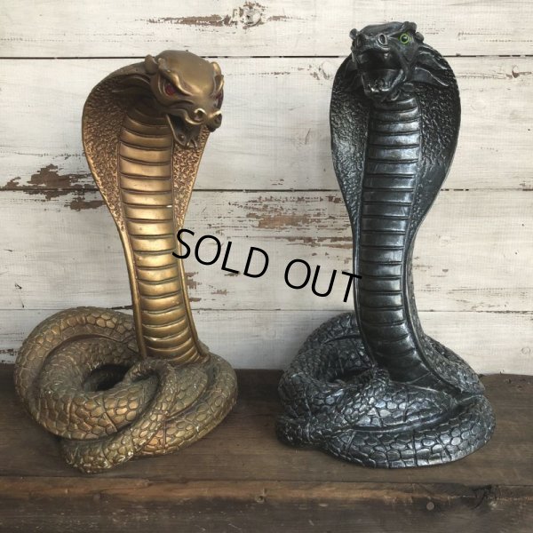 画像11: Vintage 1960s UNIVERSAL STATUARY Gold King Cobra 16' Statue Gold (T100)