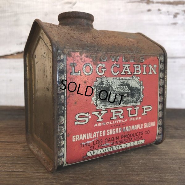 画像3: Vintage Can Towle's LOG CABIN SYRUP (T376)