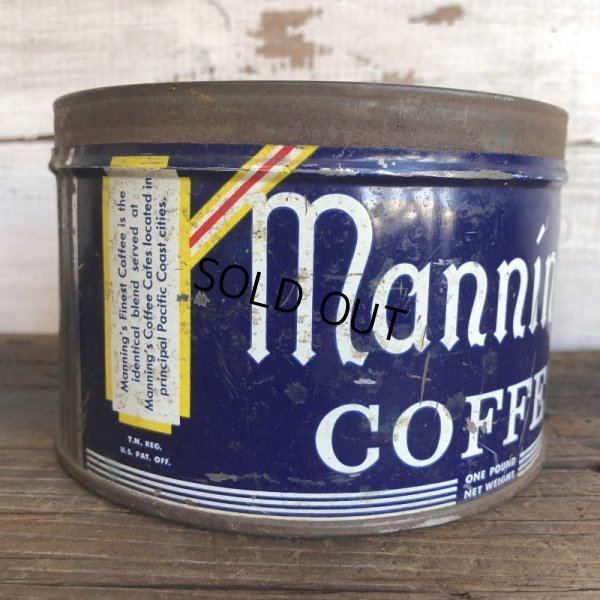 画像3: Vintage Can Manning's Coffee (T385)