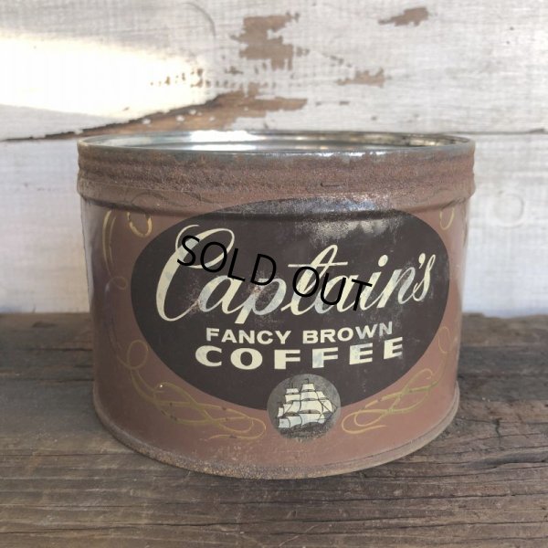 画像1: Vintage Can Captain's Coffee (T383)