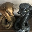 画像13: Vintage 1960s UNIVERSAL STATUARY Gold King Cobra 16' Statue Black (T393)