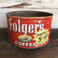 画像1: Vintage Can Folger's Coffee (T388) (1)