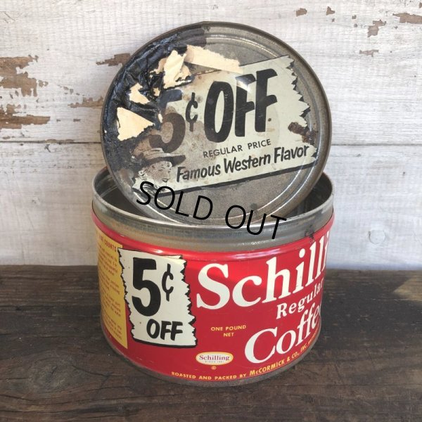 画像1: Vintage Can Schillng Coffee (T380)