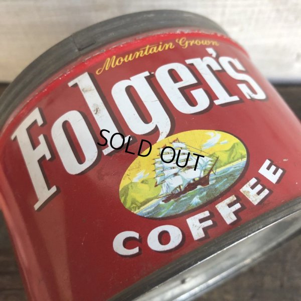 画像6: Vintage Can Folger's Coffee (T387)