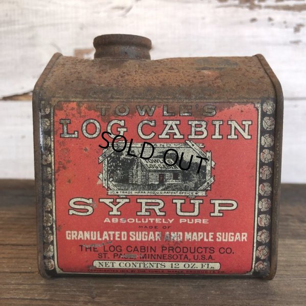 画像4: Vintage Can Towle's LOG CABIN SYRUP (T376)