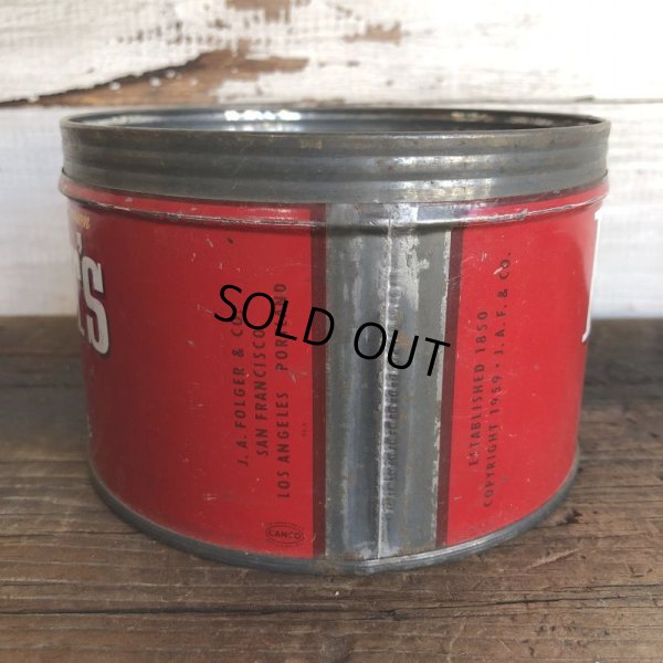 画像4: Vintage Can Folger's Coffee (T387)