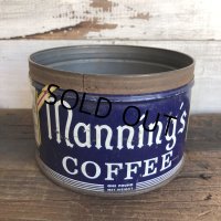 Vintage Can Manning's Coffee (T385)