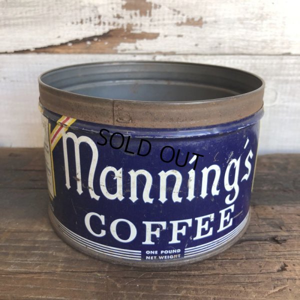 画像1: Vintage Can Manning's Coffee (T385)