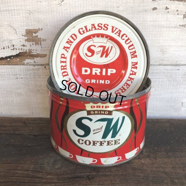 画像1: Vintage Can S and W Coffee (T379)