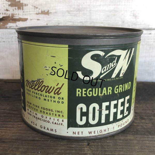 画像9: Vintage Can S and W Coffee (T377)
