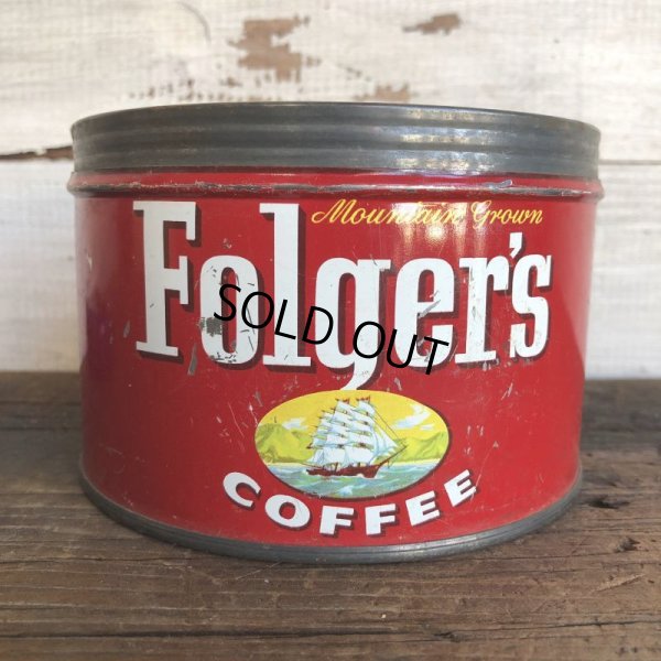 画像3: Vintage Can Folger's Coffee (T387)