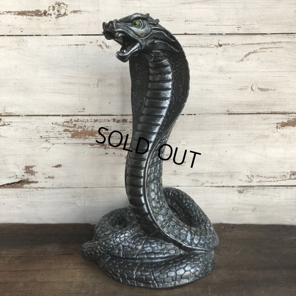 画像4: Vintage 1960s UNIVERSAL STATUARY Gold King Cobra 16' Statue Black (T393)