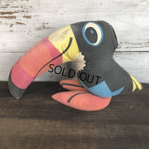 画像1: 60s Vintage Pillow Doll Kellogg's Toucan Sam (T356) 