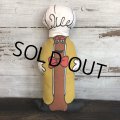 〜70s Vintage Advertising Pillow Doll Kahu's Hot Dog  (T358) 