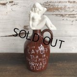 50s Vintage Lay Off Nude Decanter Pin Up Girl (T398)