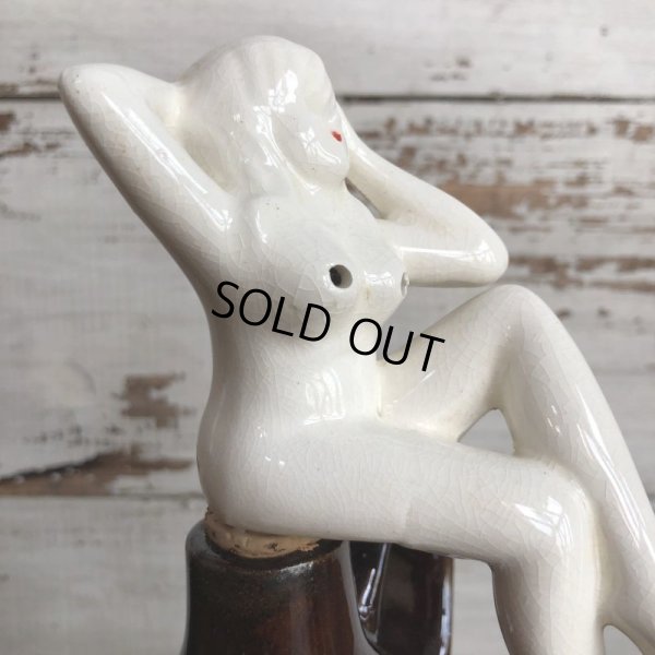 画像5: 50s Vintage Lay Off Nude Decanter Pin Up Girl (T399)