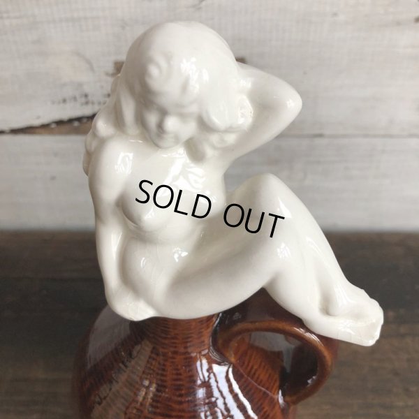 画像5: 50s Vintage Lay Off Nude Decanter Pin Up Girl (T398)
