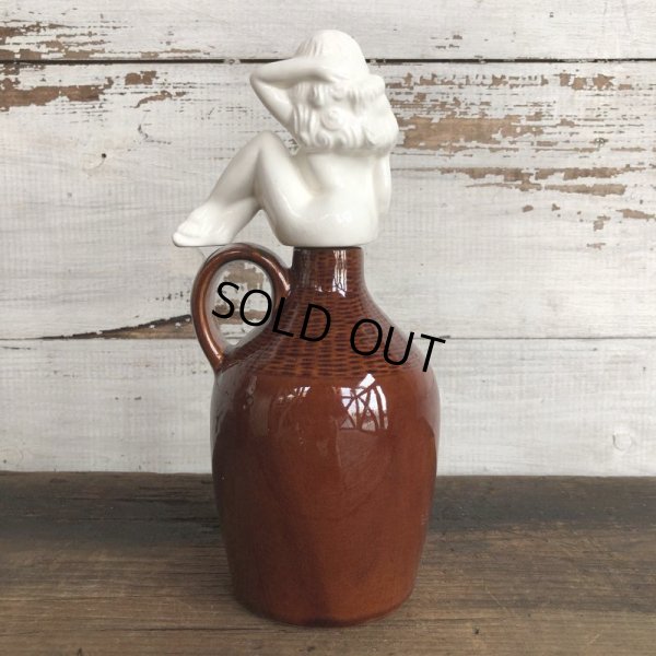 画像3: 50s Vintage Lay Off Nude Decanter Pin Up Girl (T398)