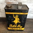 画像8: Vintage Dutch Boy Paint Linseed Oil 7 3/4 Can (T403)