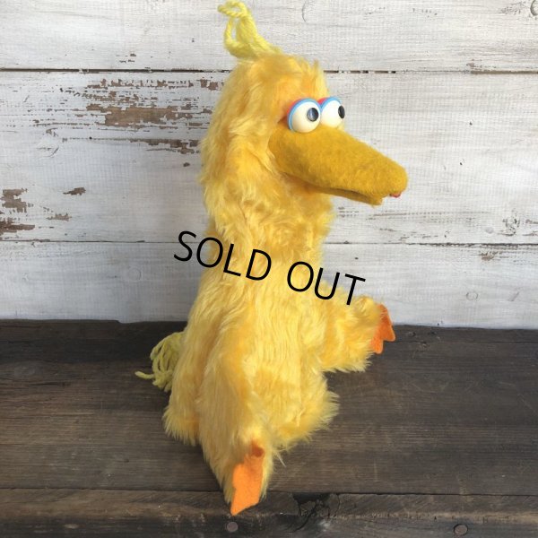 画像3: Vintage Knickerbocker Sesame Street Big Bird Hand Puppet Doll (T406)