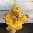 画像1: Vintage Knickerbocker Sesame Street Big Bird Hand Puppet Doll (T406) (1)