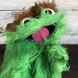 画像7: Vintage Knickerbocker Sesame Street Oscar Hand Puppet Doll (T408)