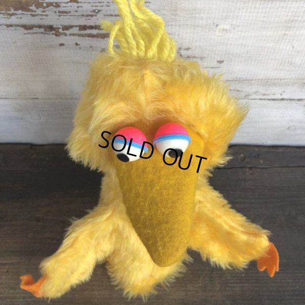 画像6: Vintage Knickerbocker Sesame Street Big Bird Hand Puppet Doll (T406)