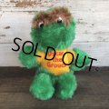 Vintage Hasbro Sesame Street OSCAR Mini Plush Doll (T405)