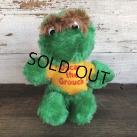 Vintage Hasbro Sesame Street OSCAR Mini Plush Doll (T405)