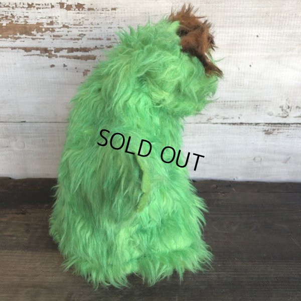 画像5: Vintage Knickerbocker Sesame Street Oscar Hand Puppet Doll (T408)
