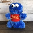 画像1: Vintage Hasbro Sesame Street Cookie Monster Mini Plush Doll (T404) (1)